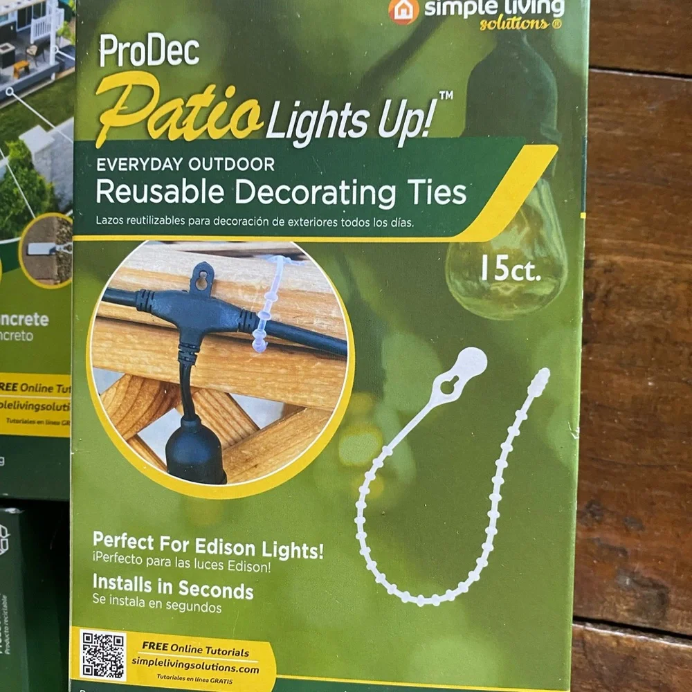 NWT🔥Casalux String Lights with ProDec Patio Light Clips